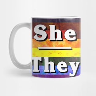 She-They Pronouns: Inclusive Mug